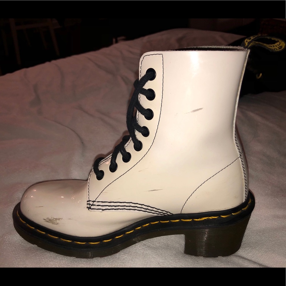 White Platform Dr. Martens